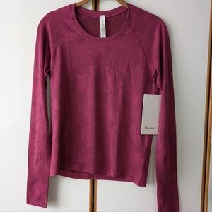 NWT Lululemon Swiftly Tech Long Sleeve 2.0 *New Year 8 Bunny Camo Race